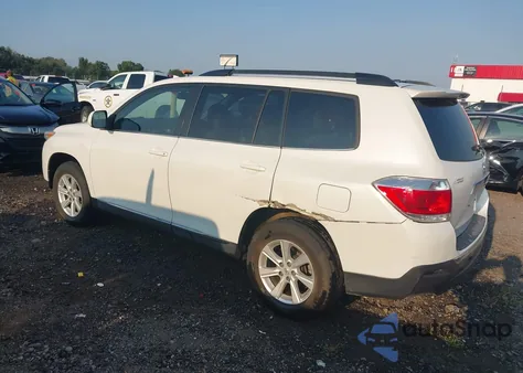 2012 Toyota Highlander Se from USA, damaged, VIN 5TDZA3EH6CS019285